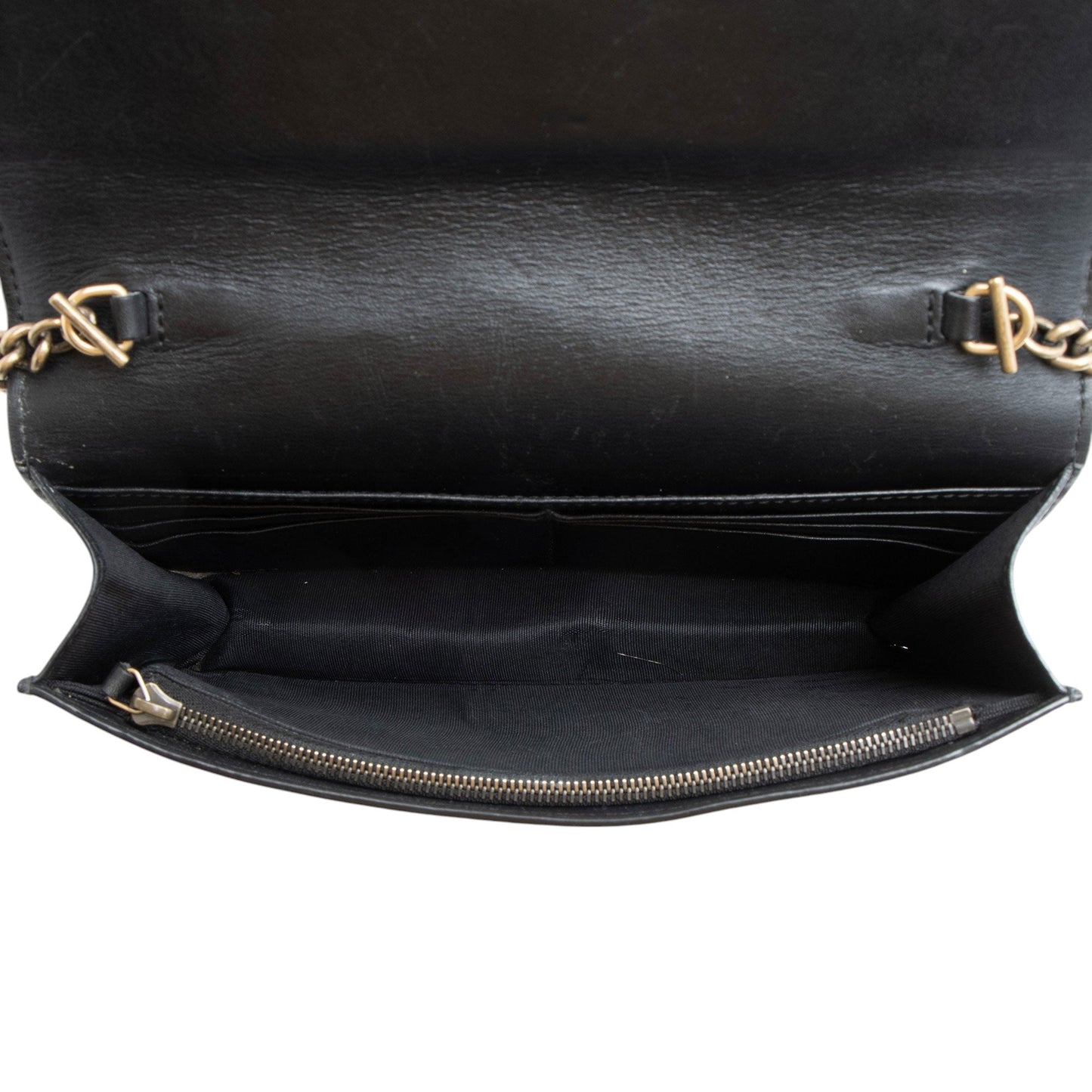Gucci Leather Queen Margaret Wallet on Chain