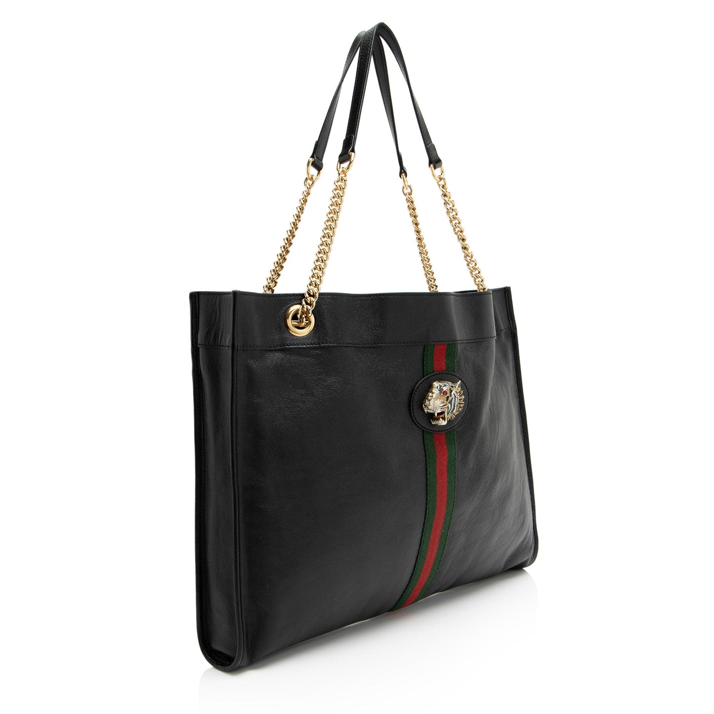 Gucci Leather Rajah Large Tote