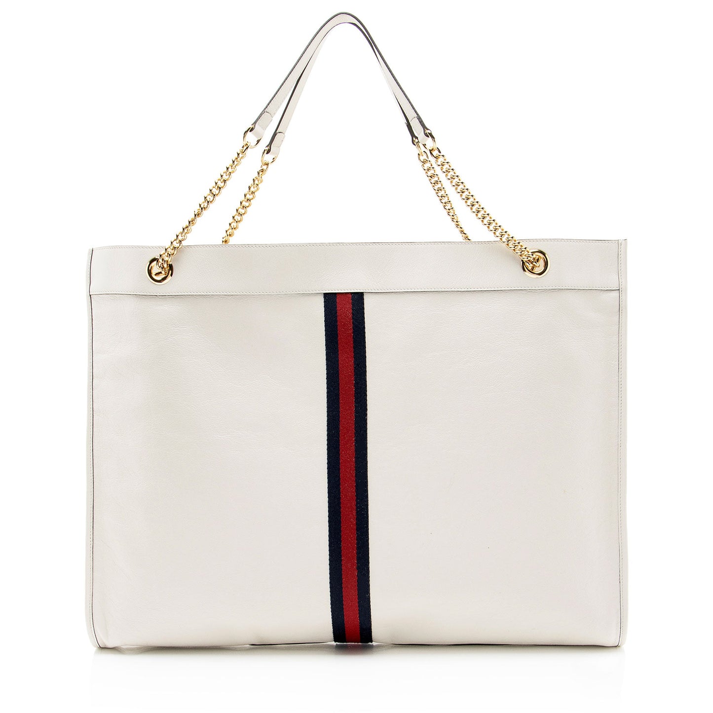 Gucci Leather Rajah Maxi Tote (SHF-rKkXgP)