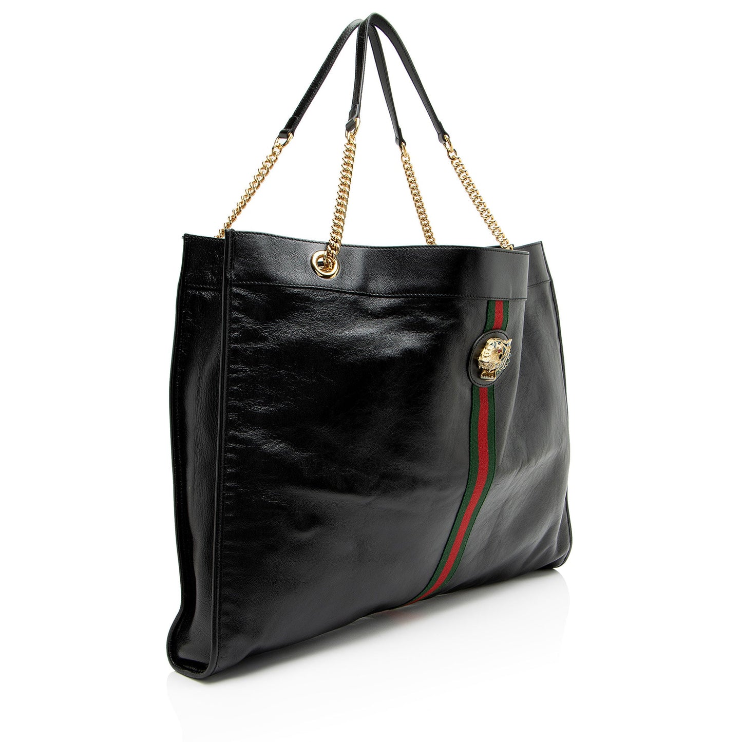 Gucci Leather Rajah Maxi Tote