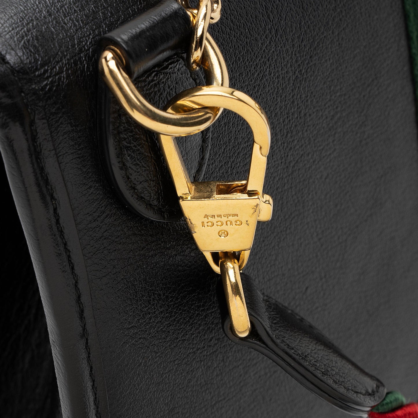 Gucci Leather Rajah Small Shoulder Bag (SHF-y3mACc)