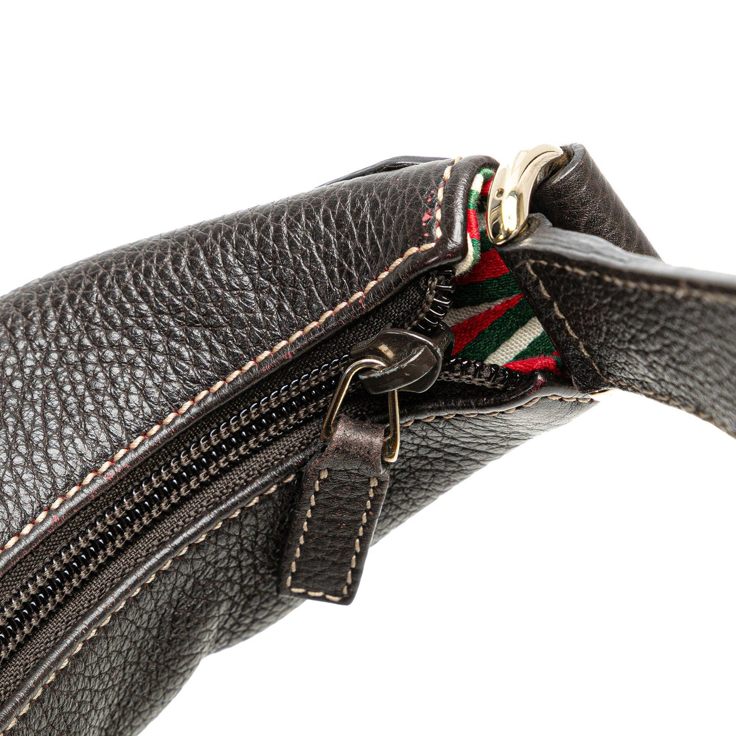 Gucci Leather Reins Hobo Bag