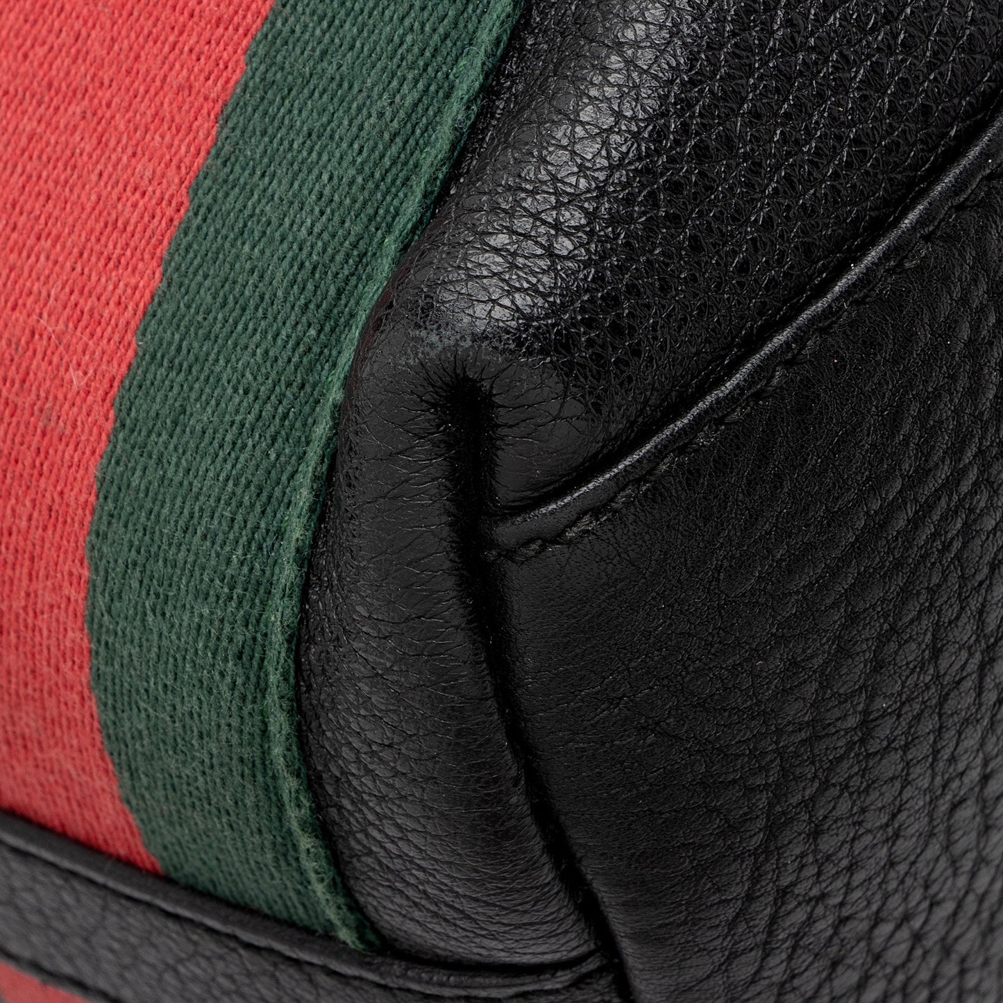 Gucci Leather Signature Web Messenger (SHF-6F03zC)