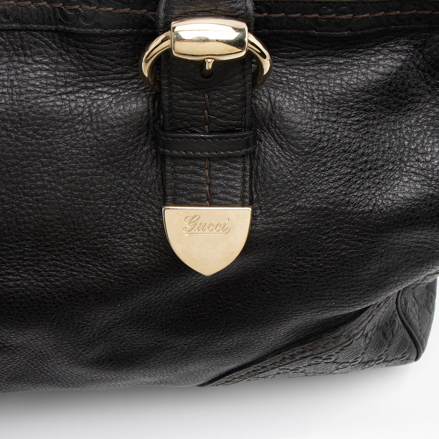 Gucci Leather Signoria Medium Tote