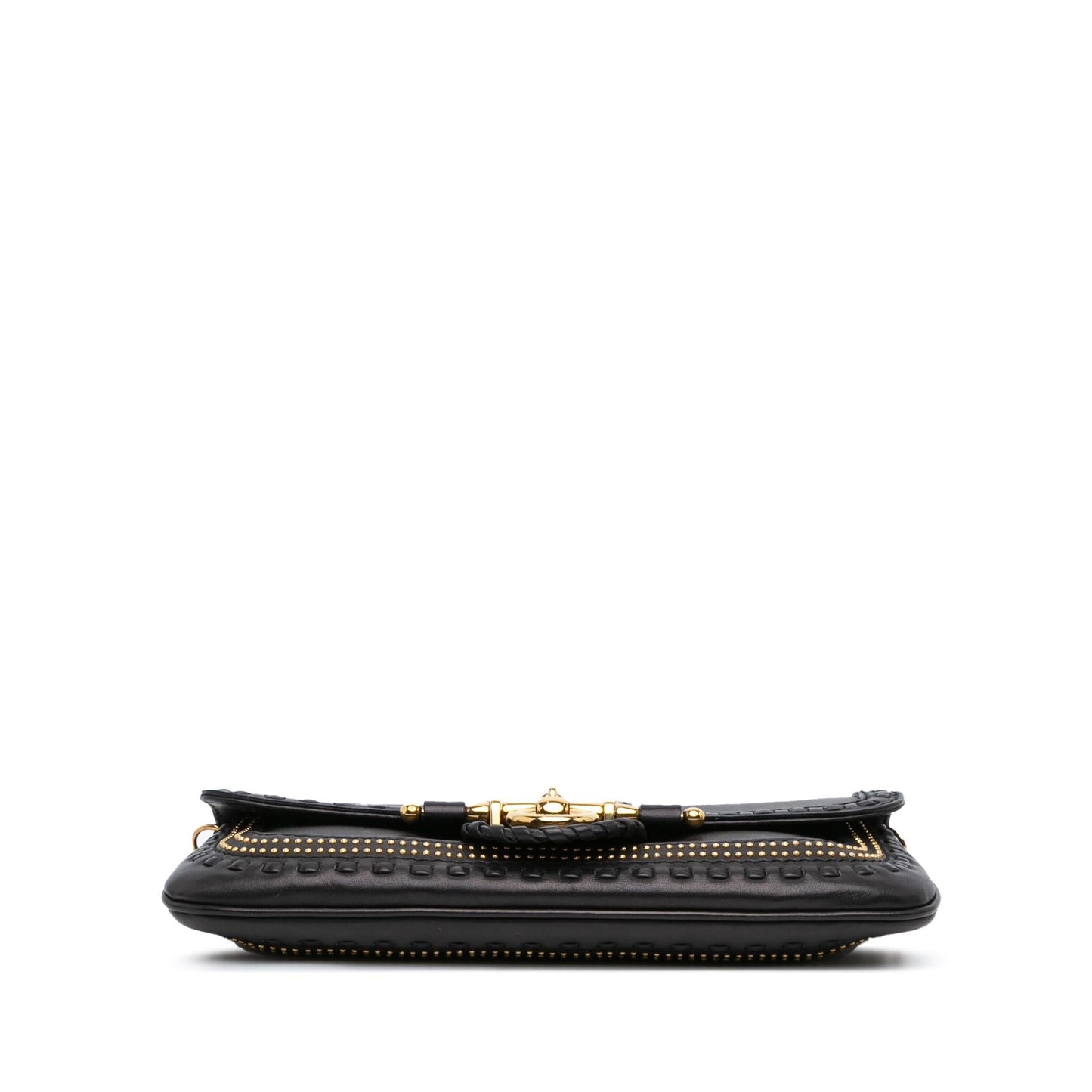 Gucci Leather Snaffle Bit Chain Shoulder Bag (SHG-wpK4Mh)
