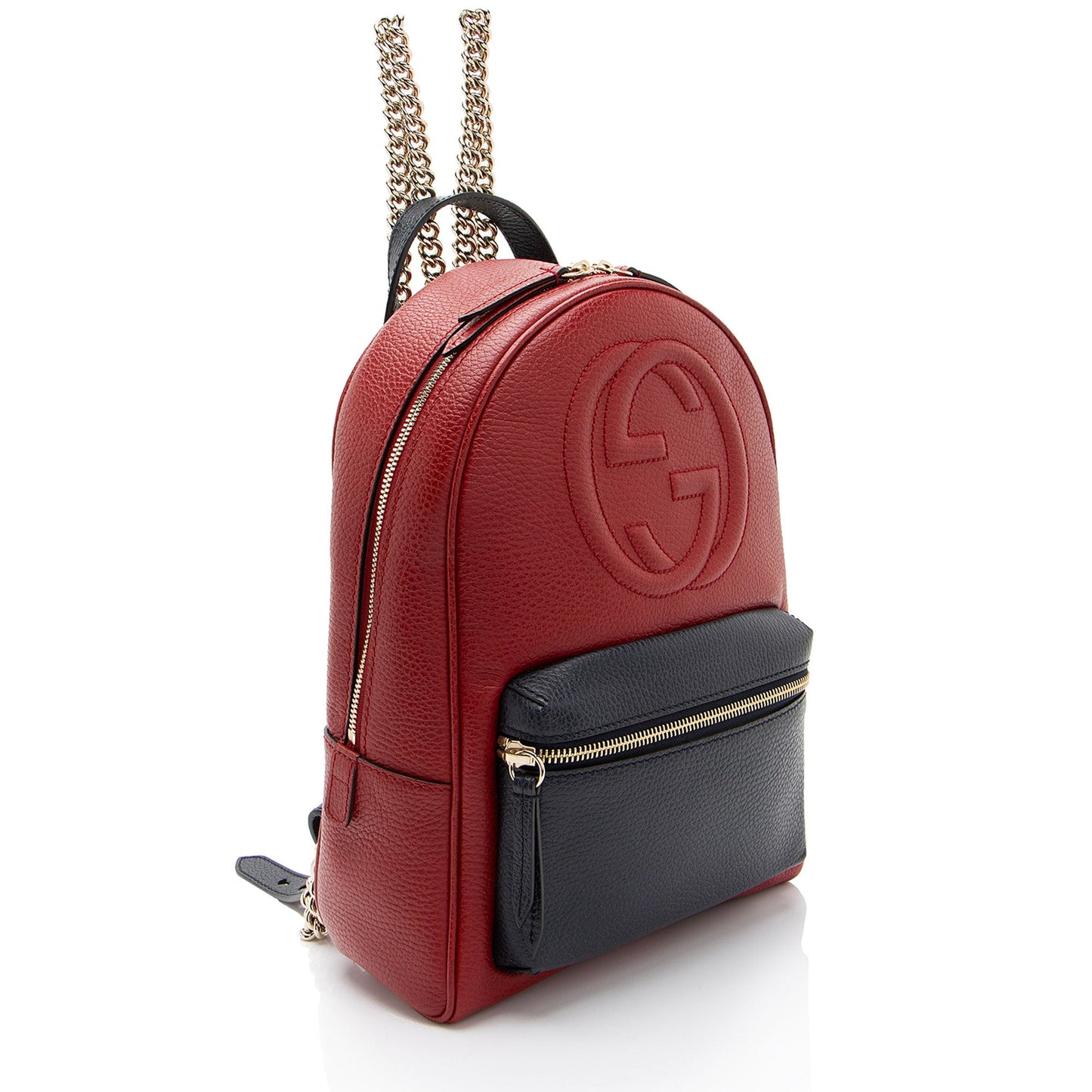 Gucci Leather Soho Chain Backpack