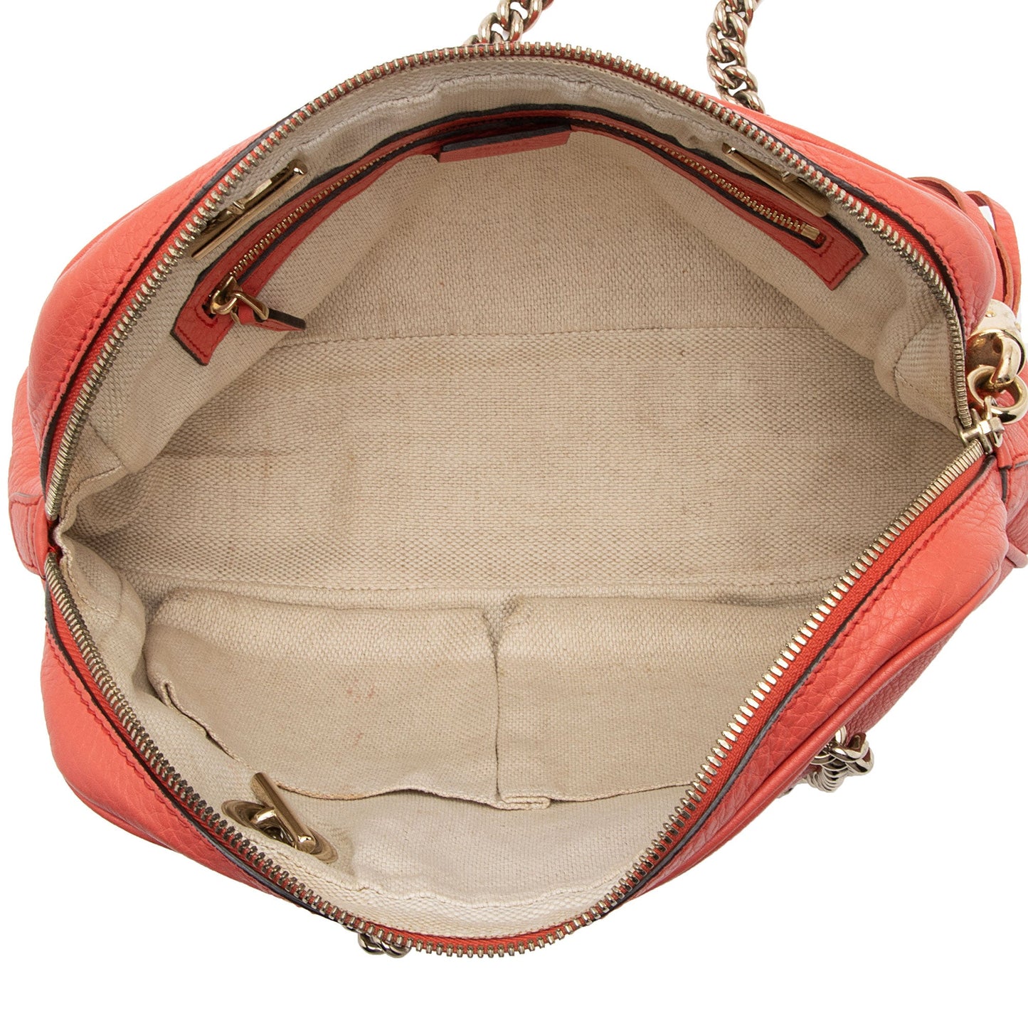 Gucci Leather Soho Chain Small Shoulder Bag (SHF-me1riu)