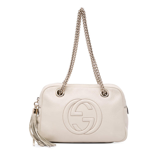 Gucci Leather Soho Chain Zip Shoulder Bag