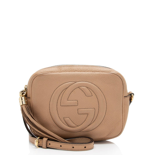 Gucci Leather Soho Disco Bag - FINAL SALE (SHF-lzj3mO)