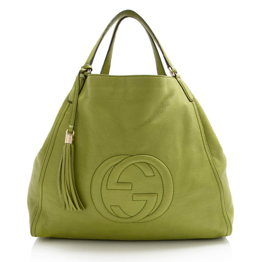 Gucci Leather Soho Large Tote (SHF-sq29o5)