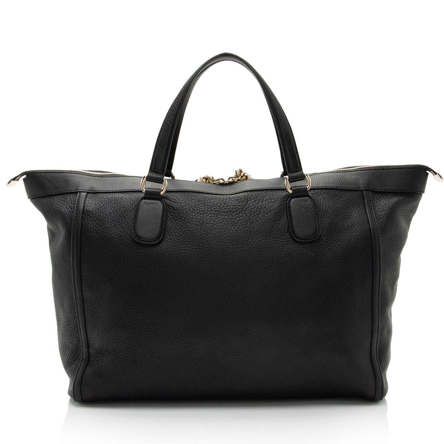 Gucci Leather Soho Large Zip Tote (SHF-3j2gH9)