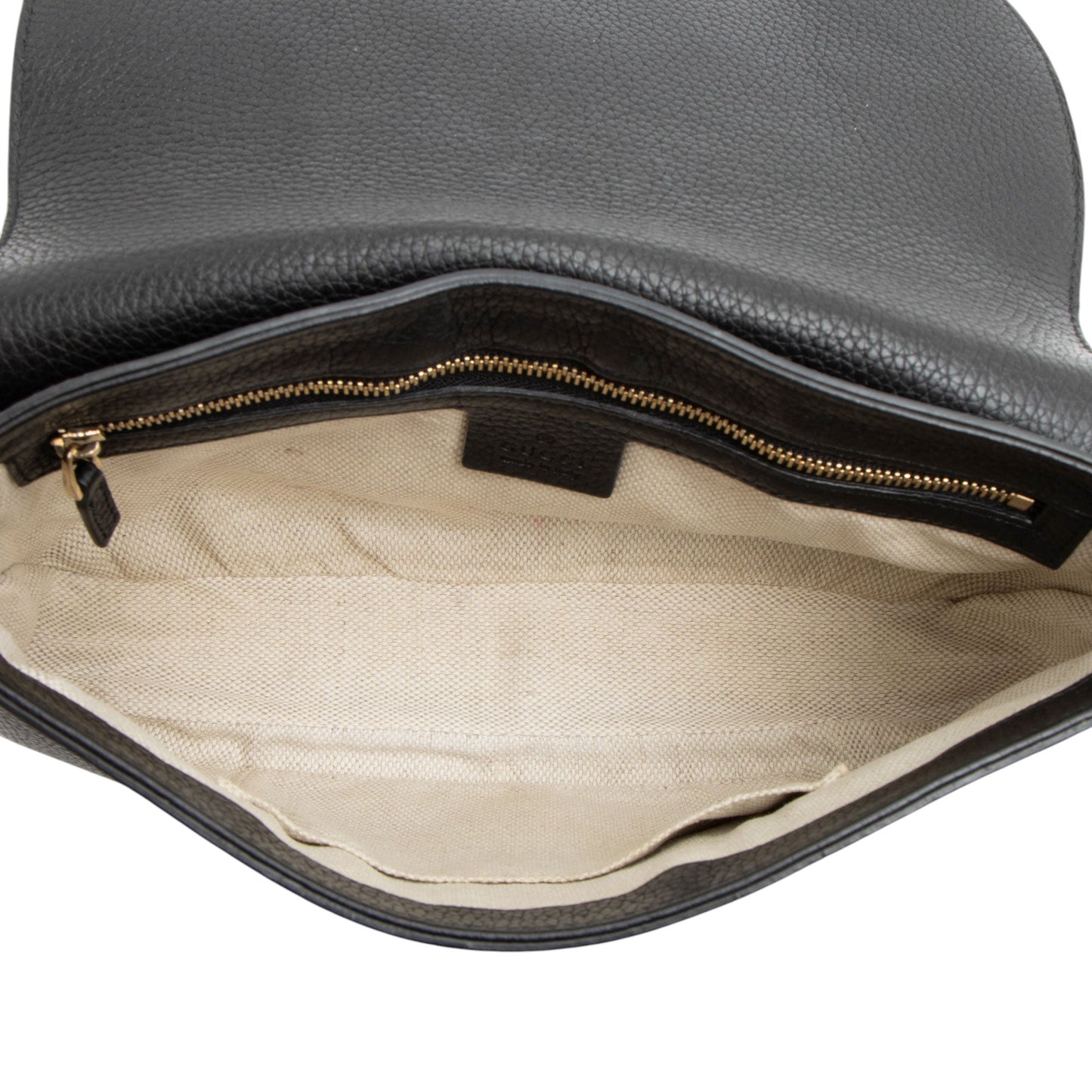 Gucci Leather Soho Medium Flap Bag (SHF-h90S5H)