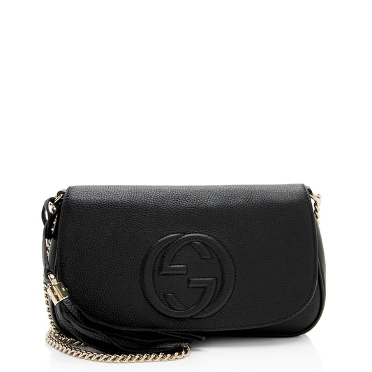 Gucci Leather Soho Medium Flap Bag