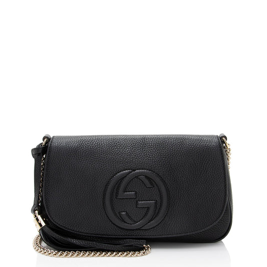 Gucci Leather Soho Medium Flap Bag