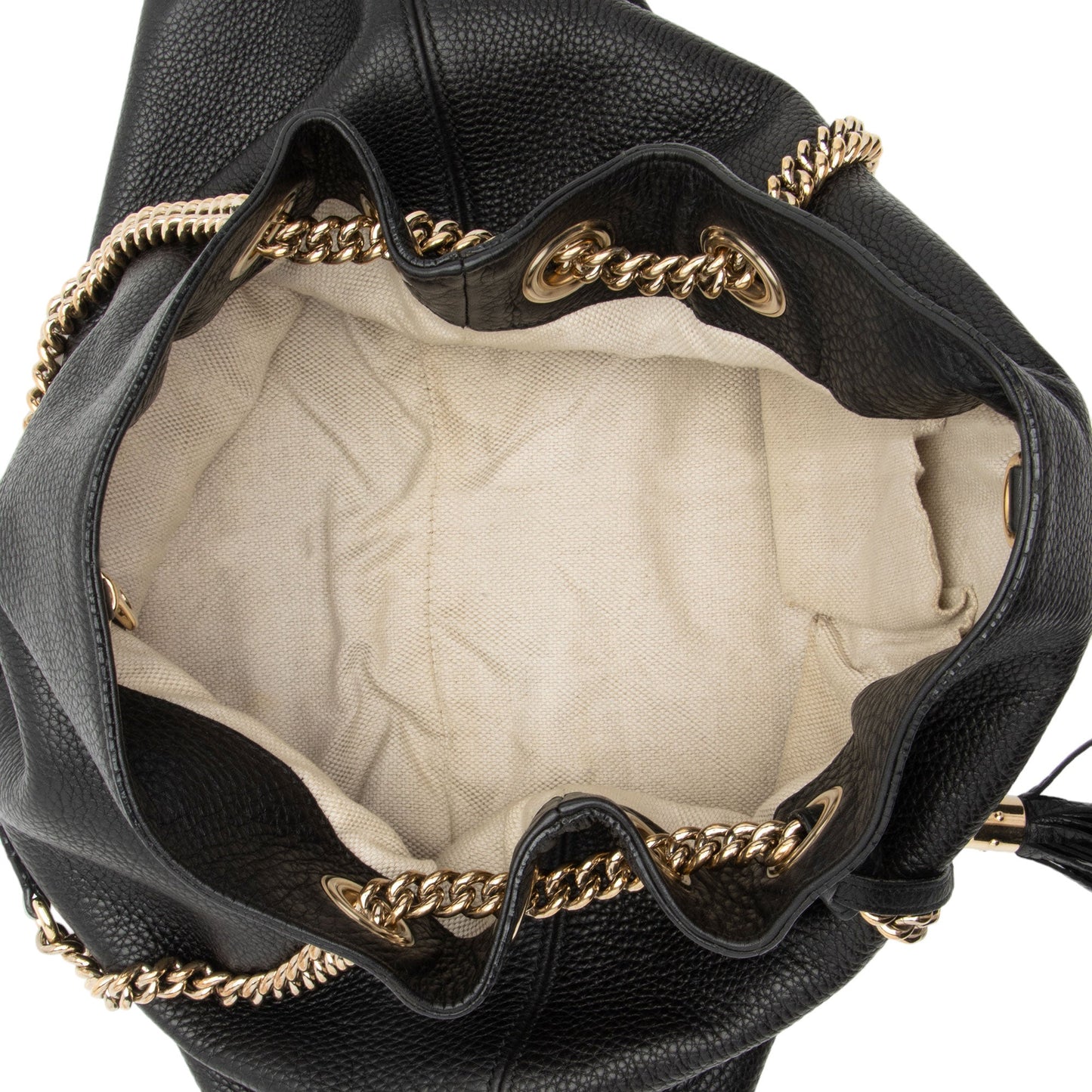 Gucci Leather Soho Medium Shoulder Bag (SHF-8jQb4S)