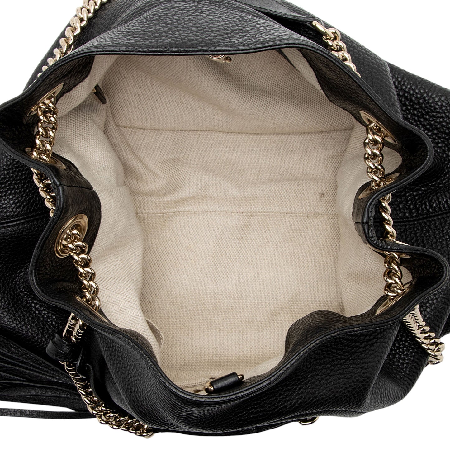Gucci Leather Soho Medium Shoulder Bag (SHF-6FC3cn)
