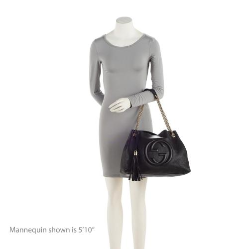 Gucci Leather Soho Medium Shoulder Bag (SHF-6FC3cn)