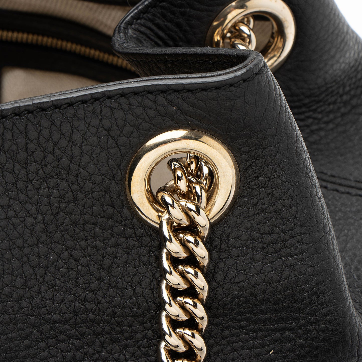 Gucci Leather Soho Medium Shoulder Bag (SHF-u260oT)