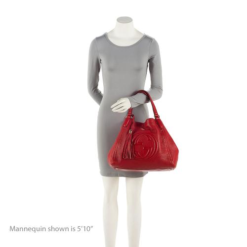 Gucci Leather Soho Medium Tote (SHF-hElGf2)