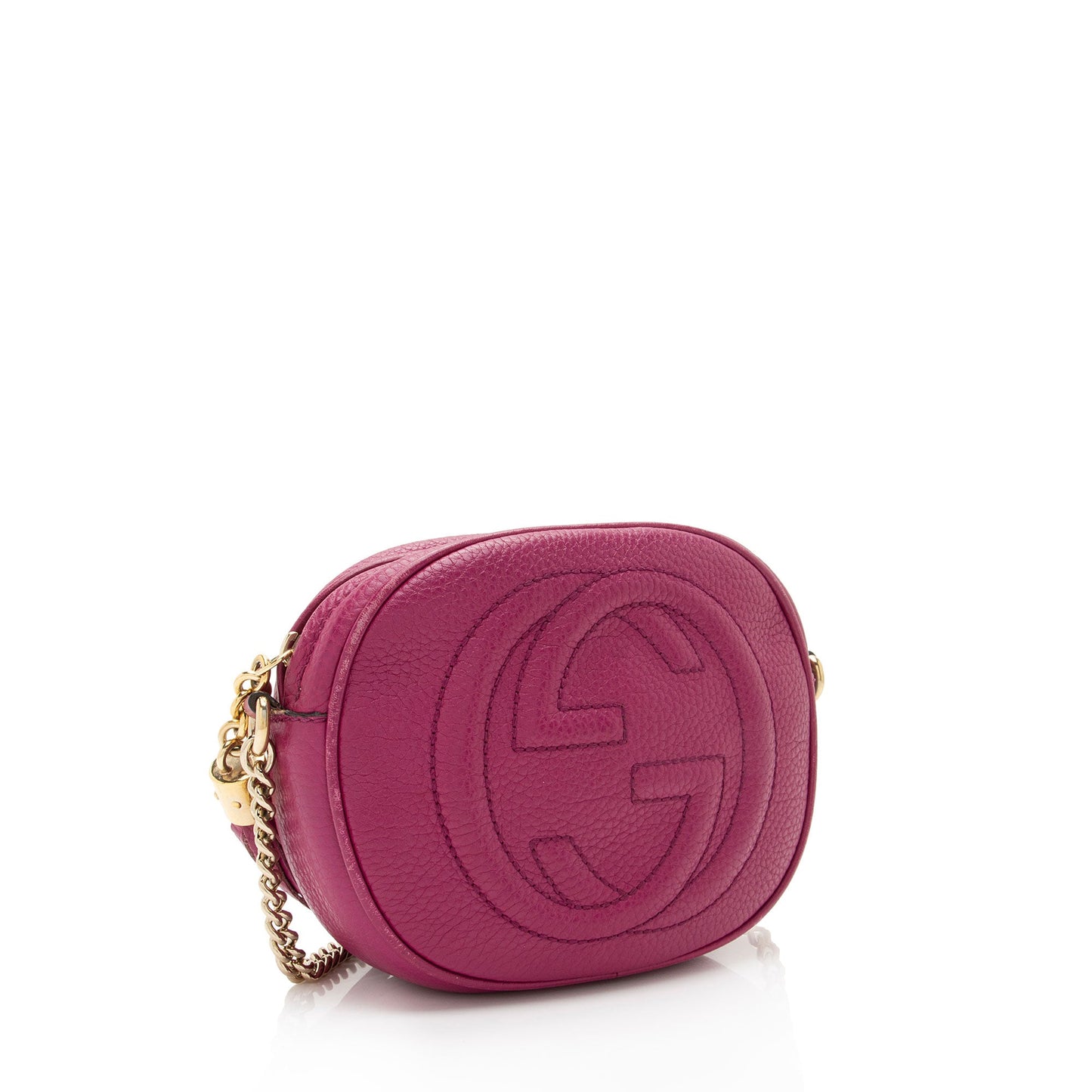 Gucci Leather Soho Mini Chain Bag (SHF-8kN0JE)