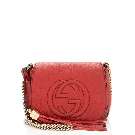 Gucci Leather Soho Small Chain Bag (SHF-AYxiLF)