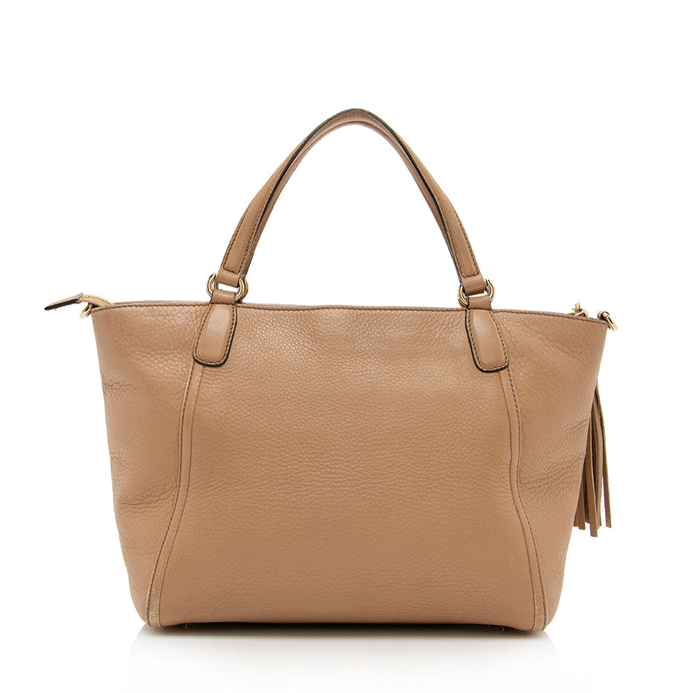 Gucci Leather Soho Top Handle Tote