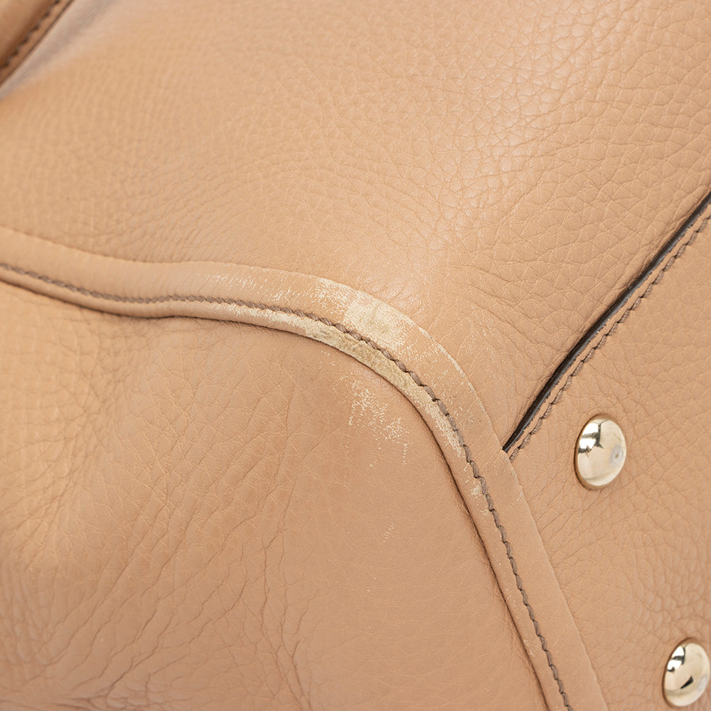 Gucci Leather Soho Top Handle Tote