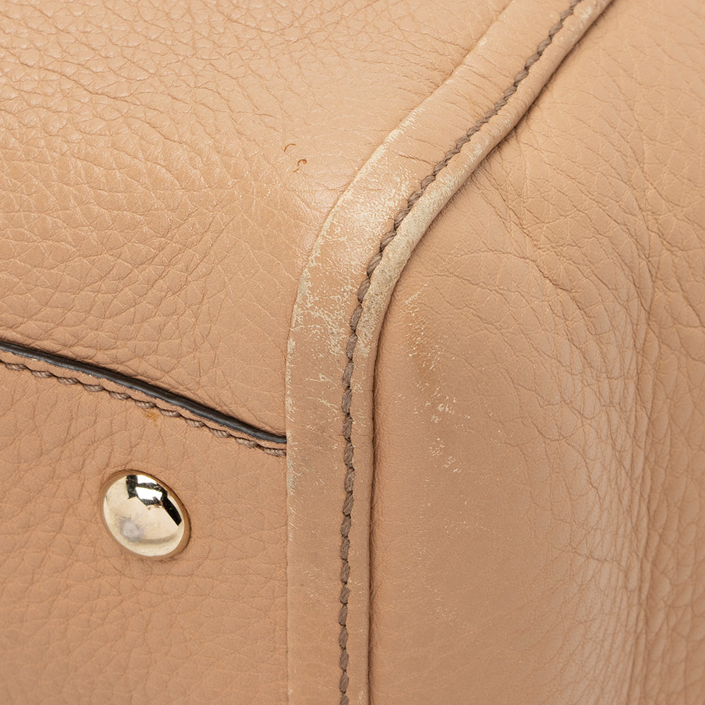 Gucci Leather Soho Top Handle Tote