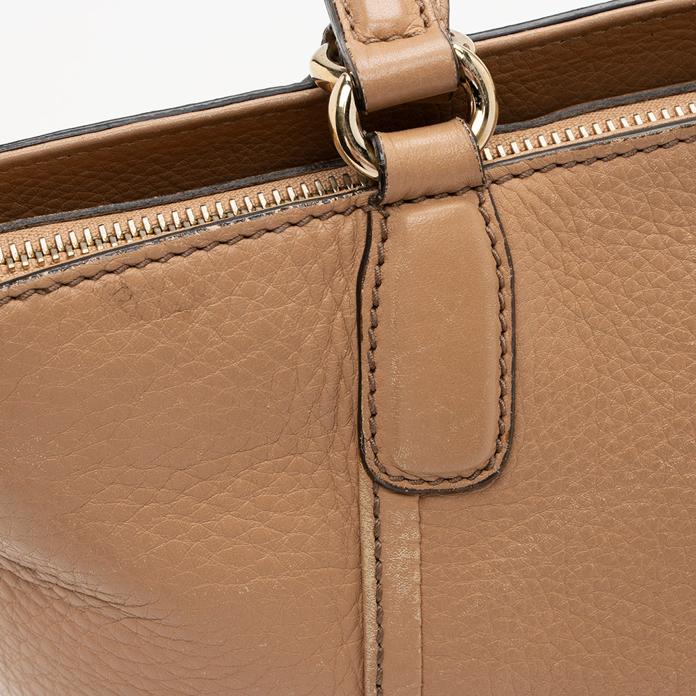 Gucci Leather Soho Top Handle Tote