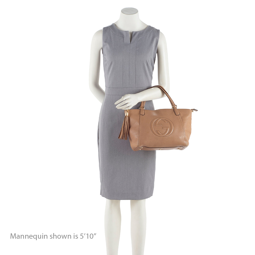 Gucci Leather Soho Top Handle Tote