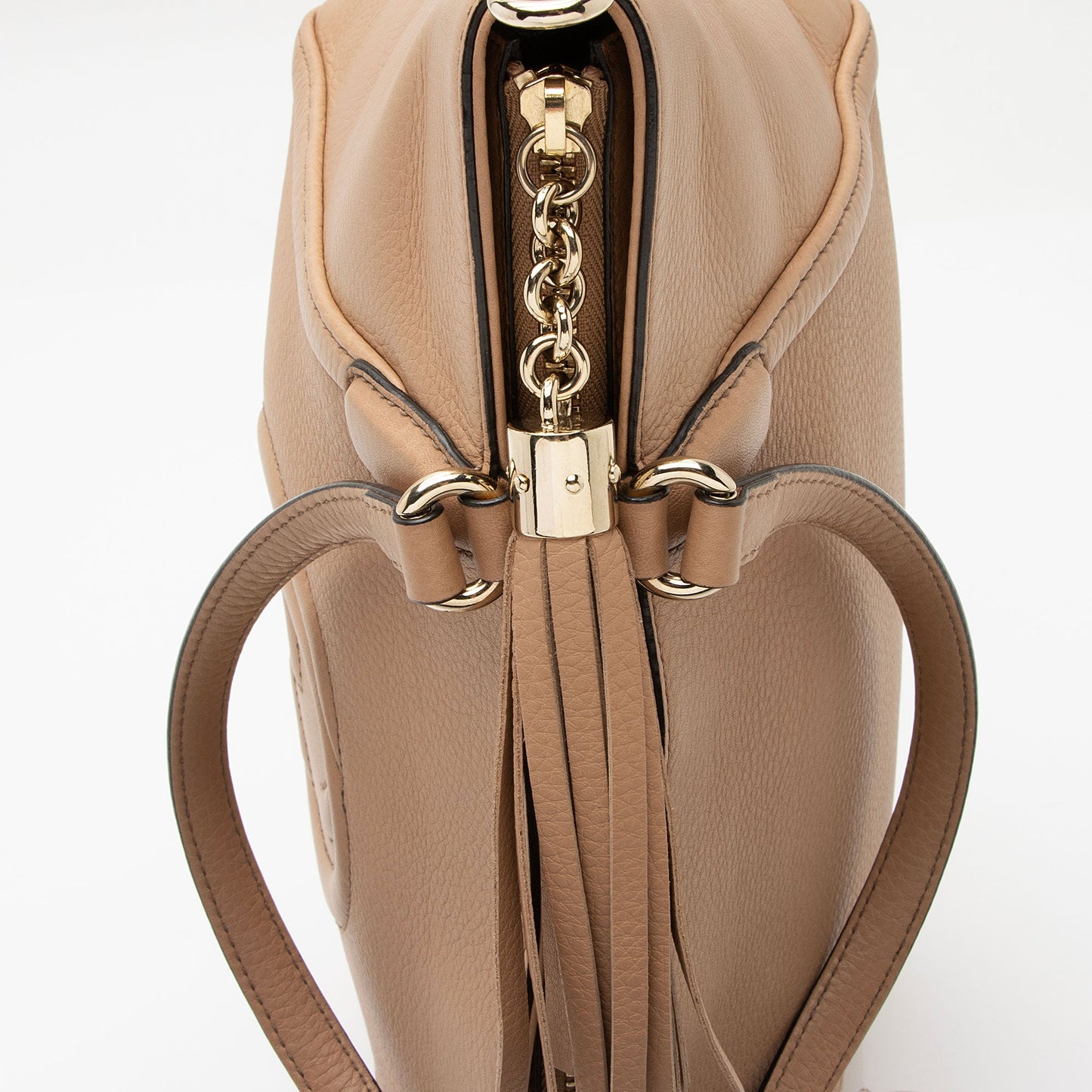 Gucci Leather Soho Top Handle Tote (SHF-eGmC43)