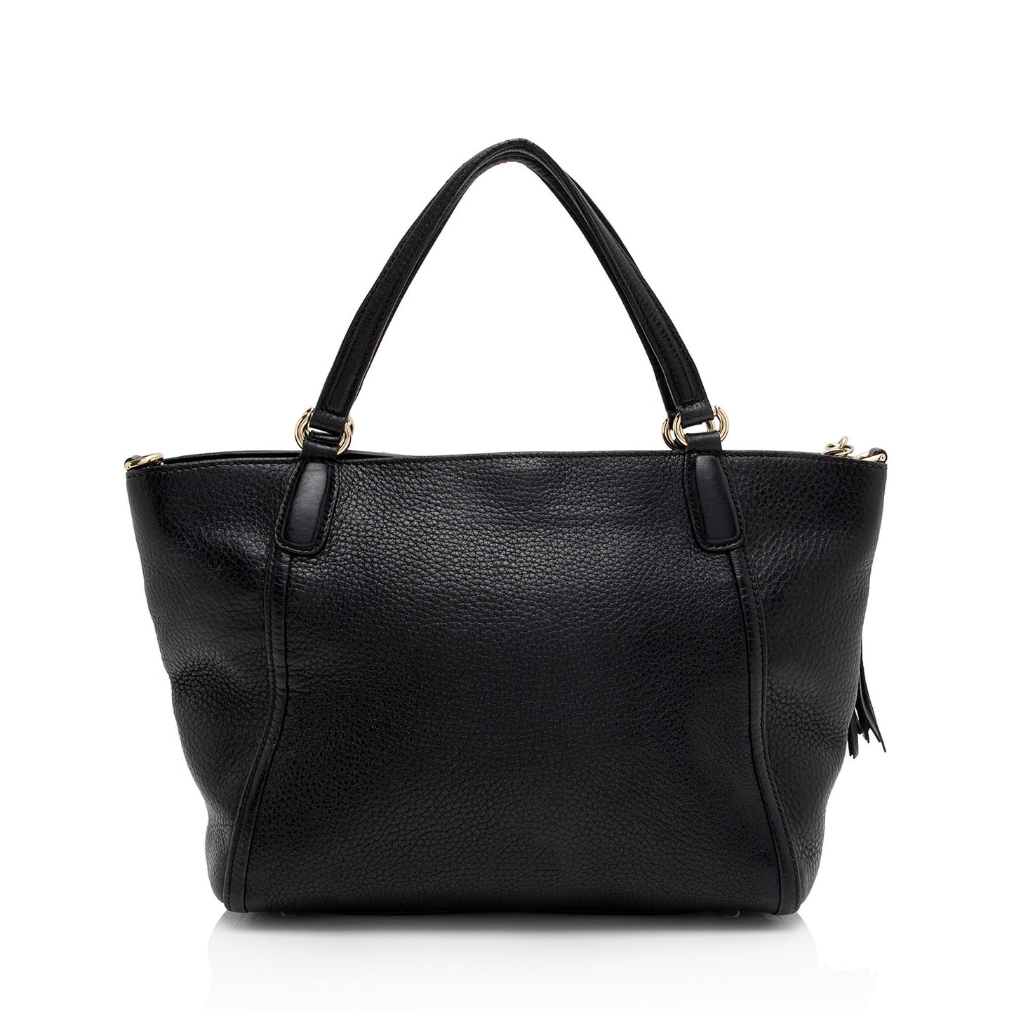 Gucci Leather Soho Top Handle (SHF-LCyvXT)