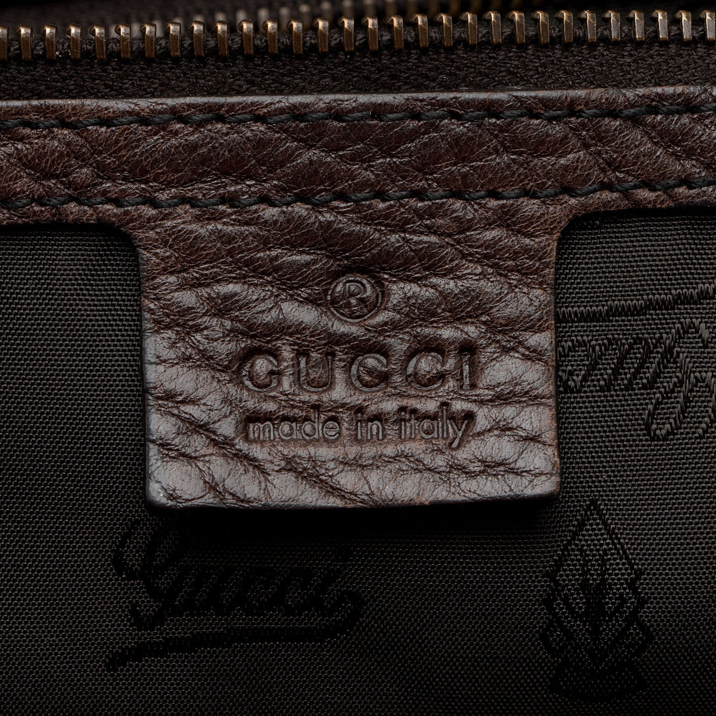 Gucci Leather Studded Babouska Dome Satchel