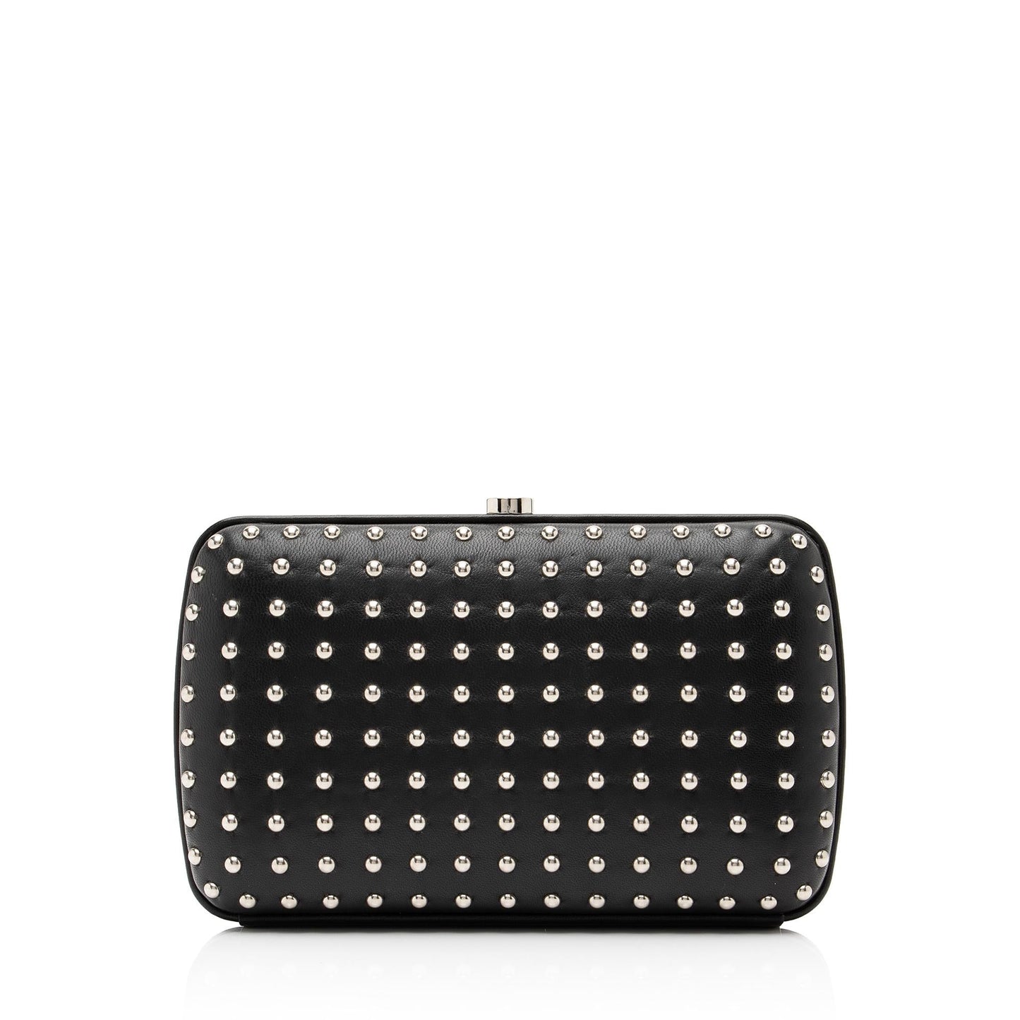 Gucci Leather Studded Broadway Clutch