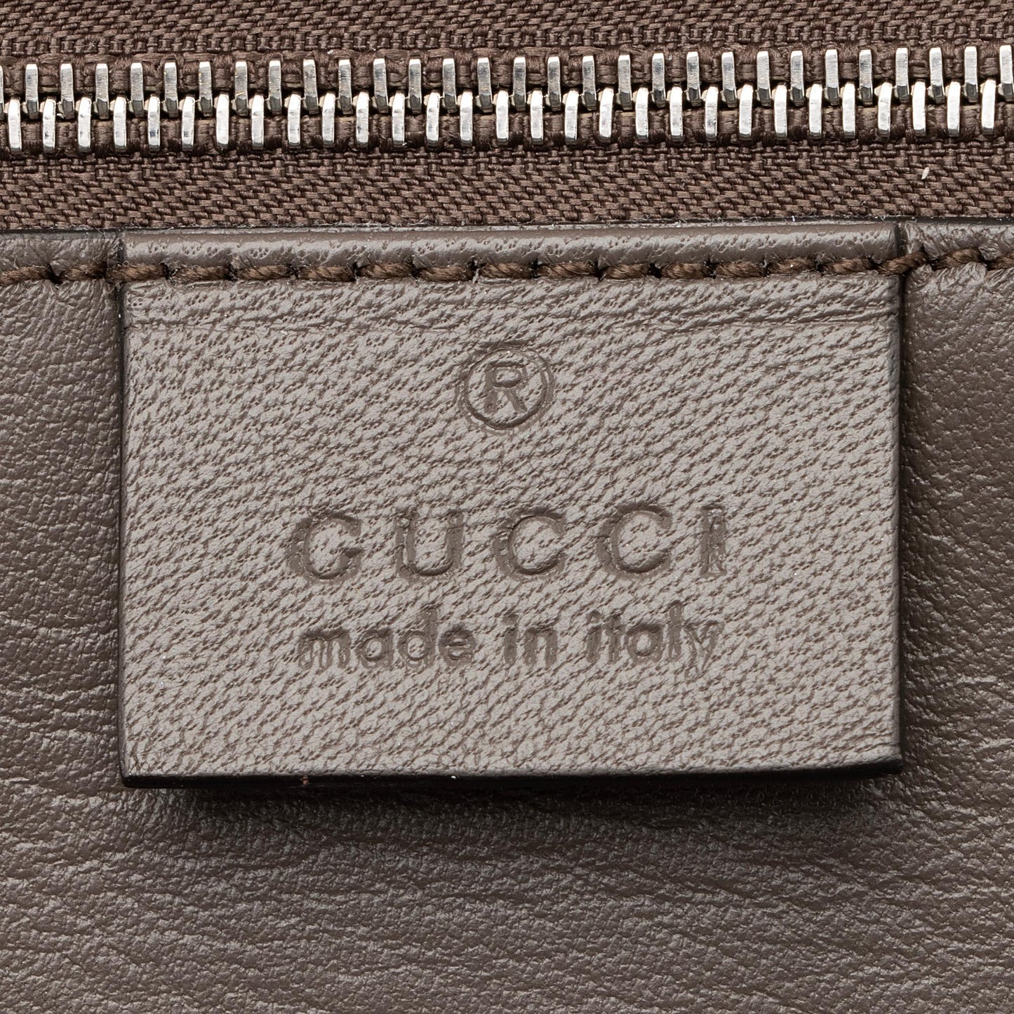 Gucci Leather Studded Broadway Clutch