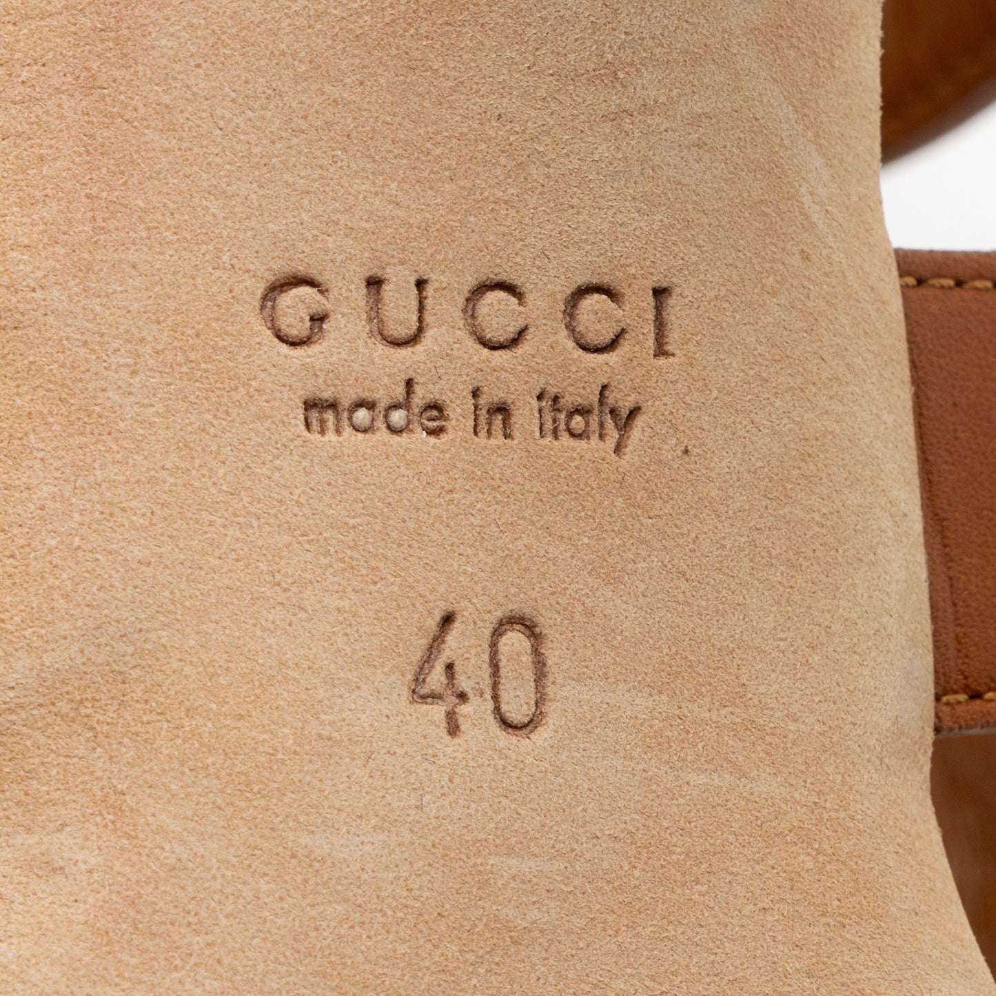 Gucci Leather Studded Gladiator Sandals - Size 10 / 40