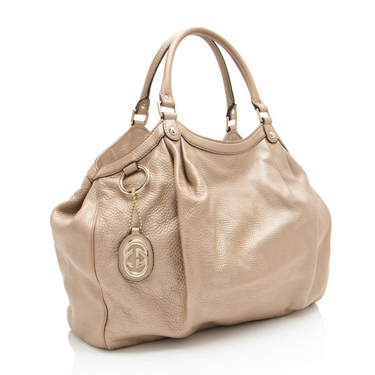 Gucci Leather Sukey Large Tote