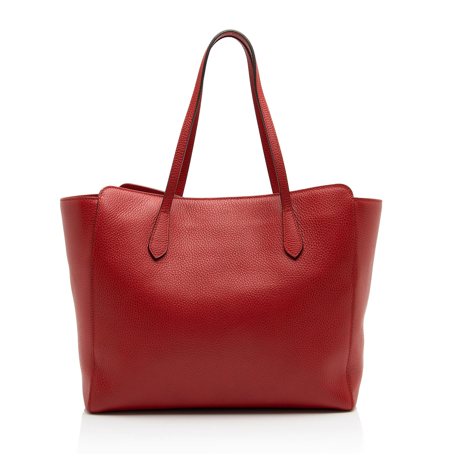 Gucci Leather Swing Medium Tote (SHF-uFCCUq)