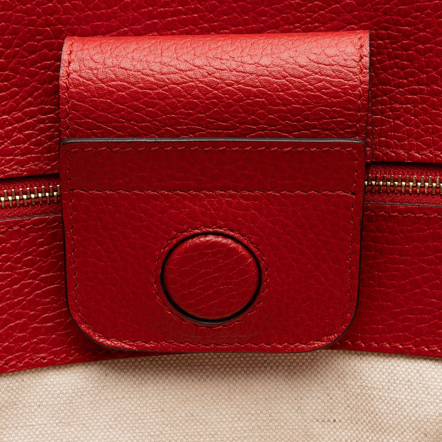 Gucci Leather Swing Medium Tote (SHF-uFCCUq)