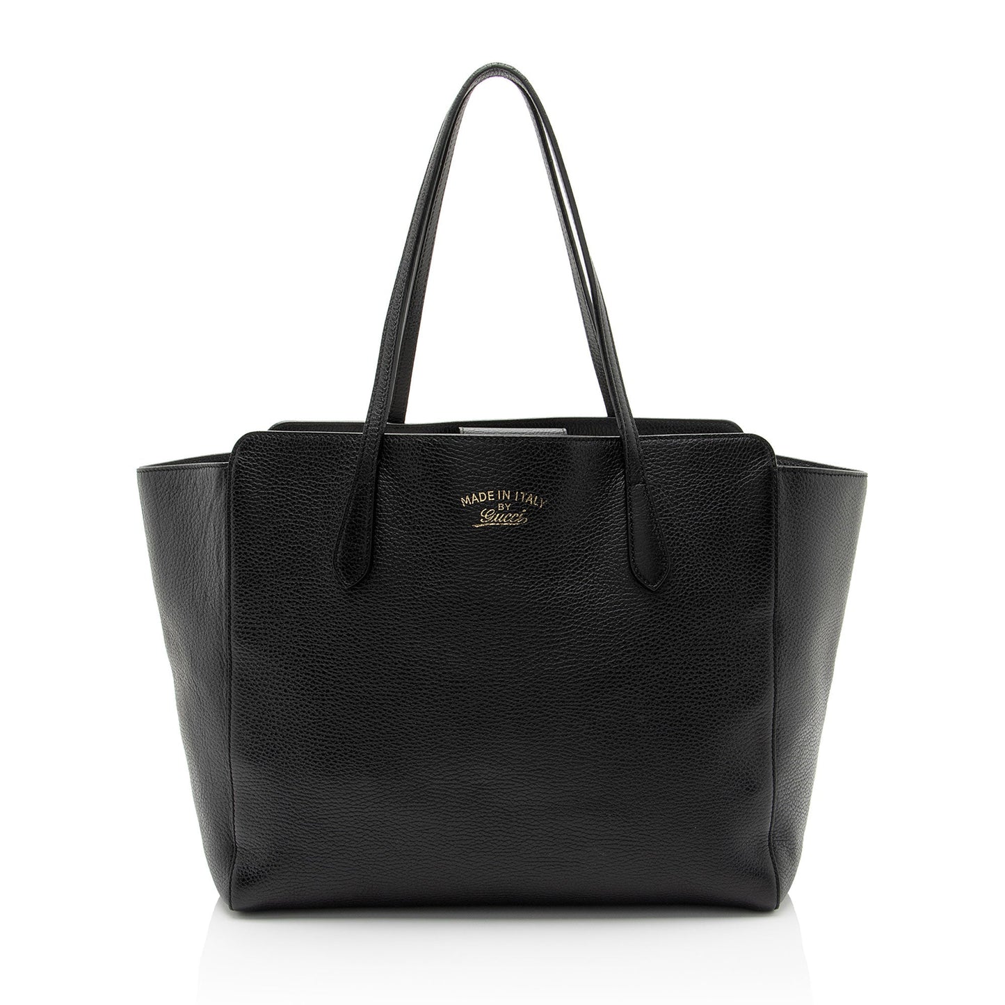 Gucci Leather Swing Medium Tote (SHF-b8kgN9)