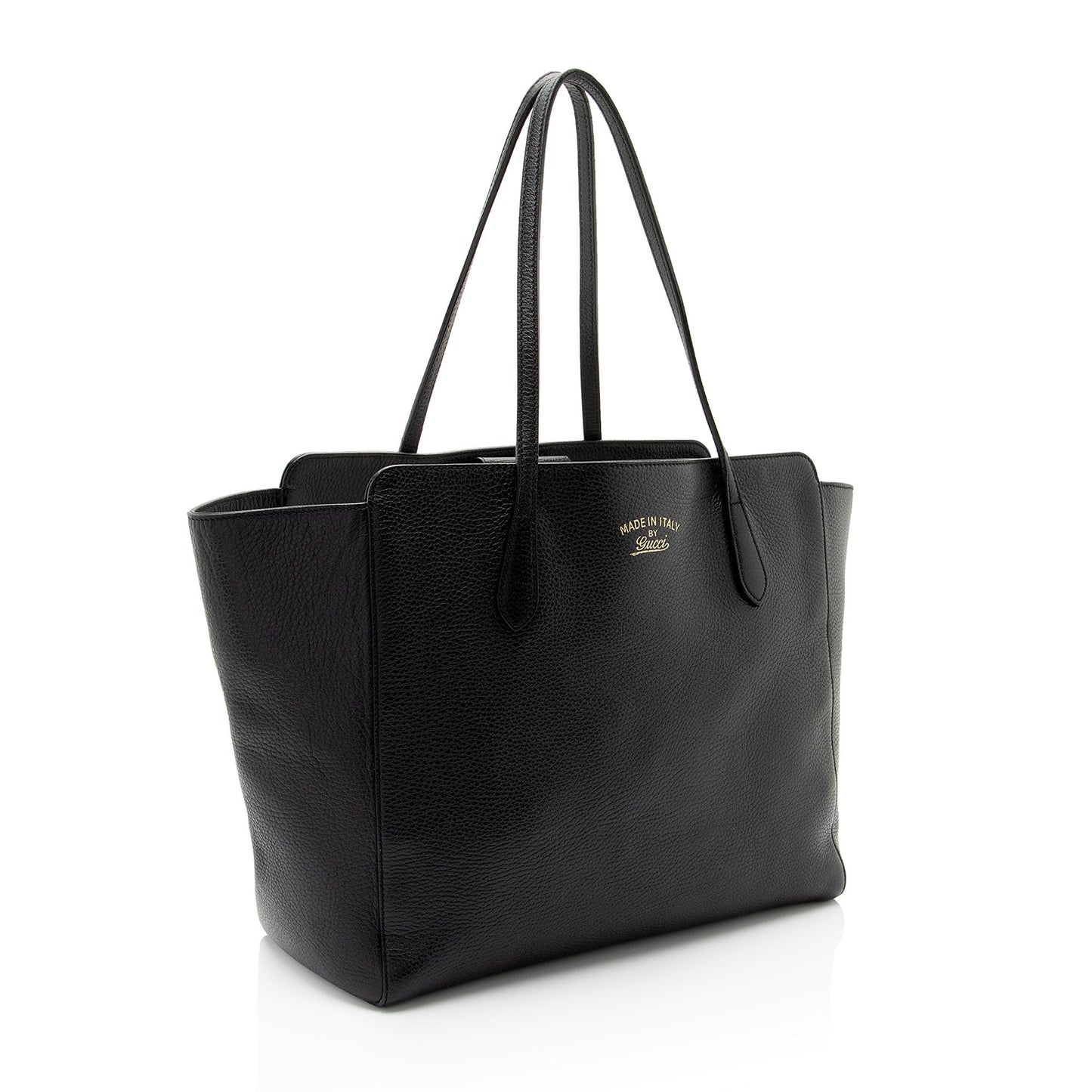 Gucci Leather Swing Medium Tote (SHF-b8kgN9)