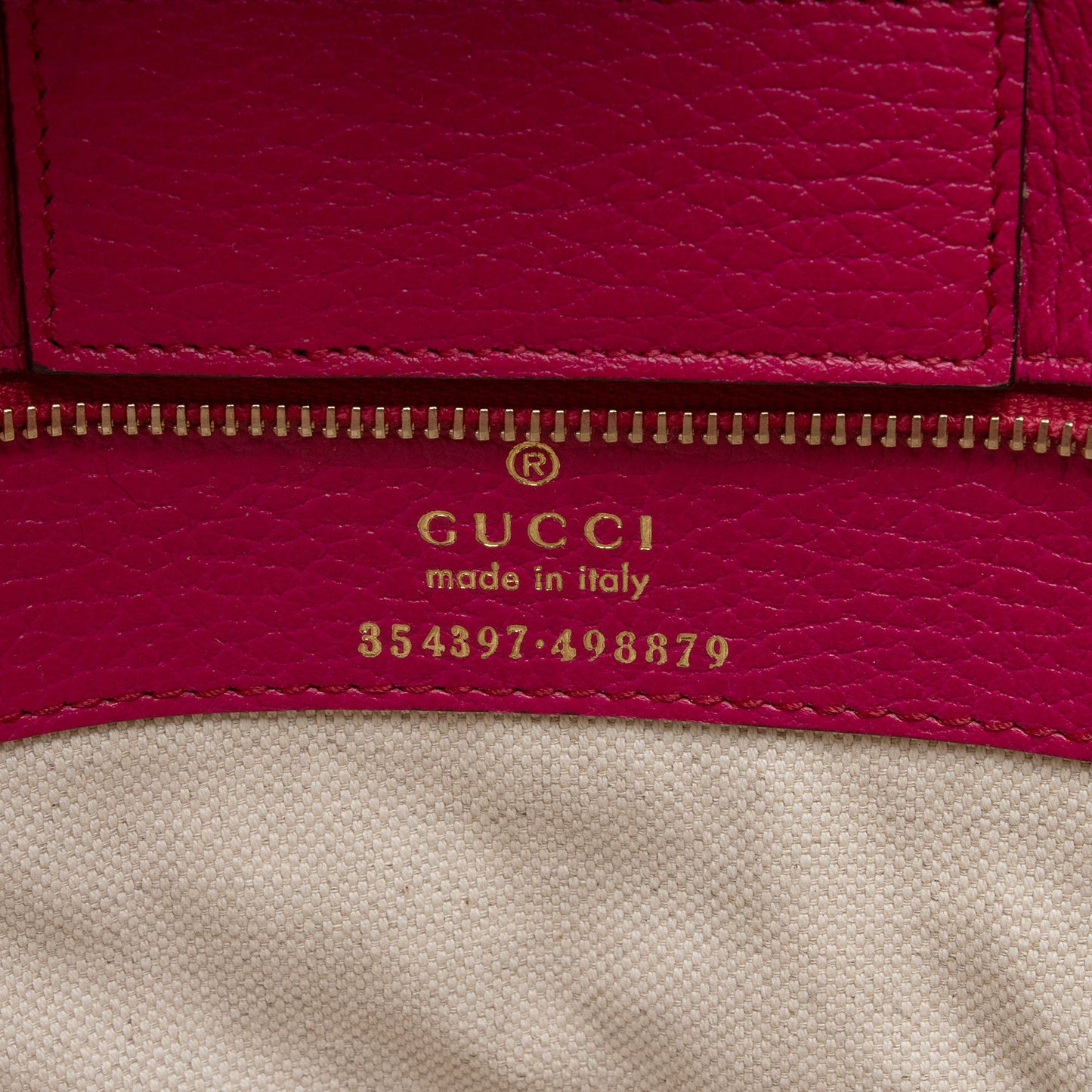 Gucci Leather Swing Medium Tote