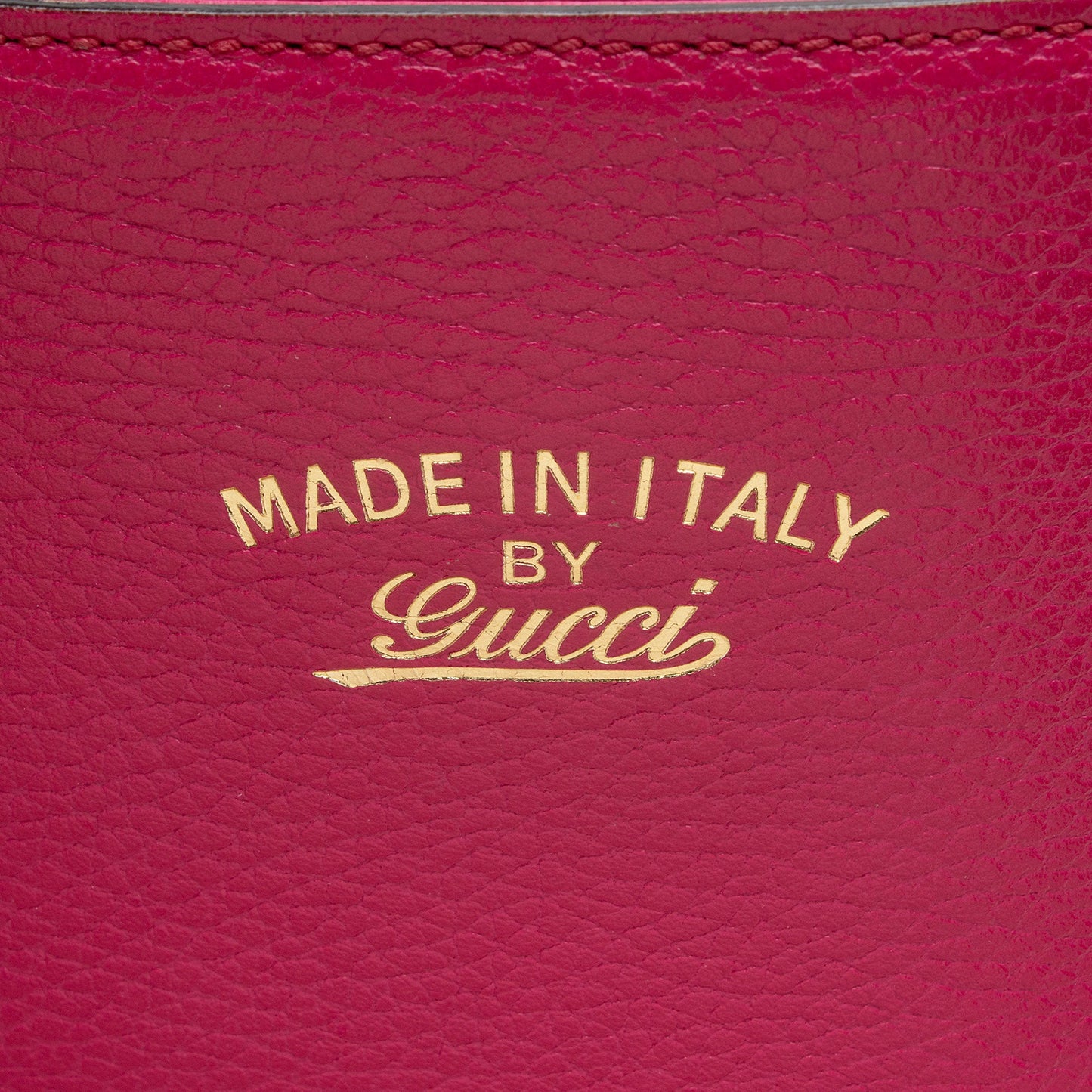 Gucci Leather Swing Medium Tote