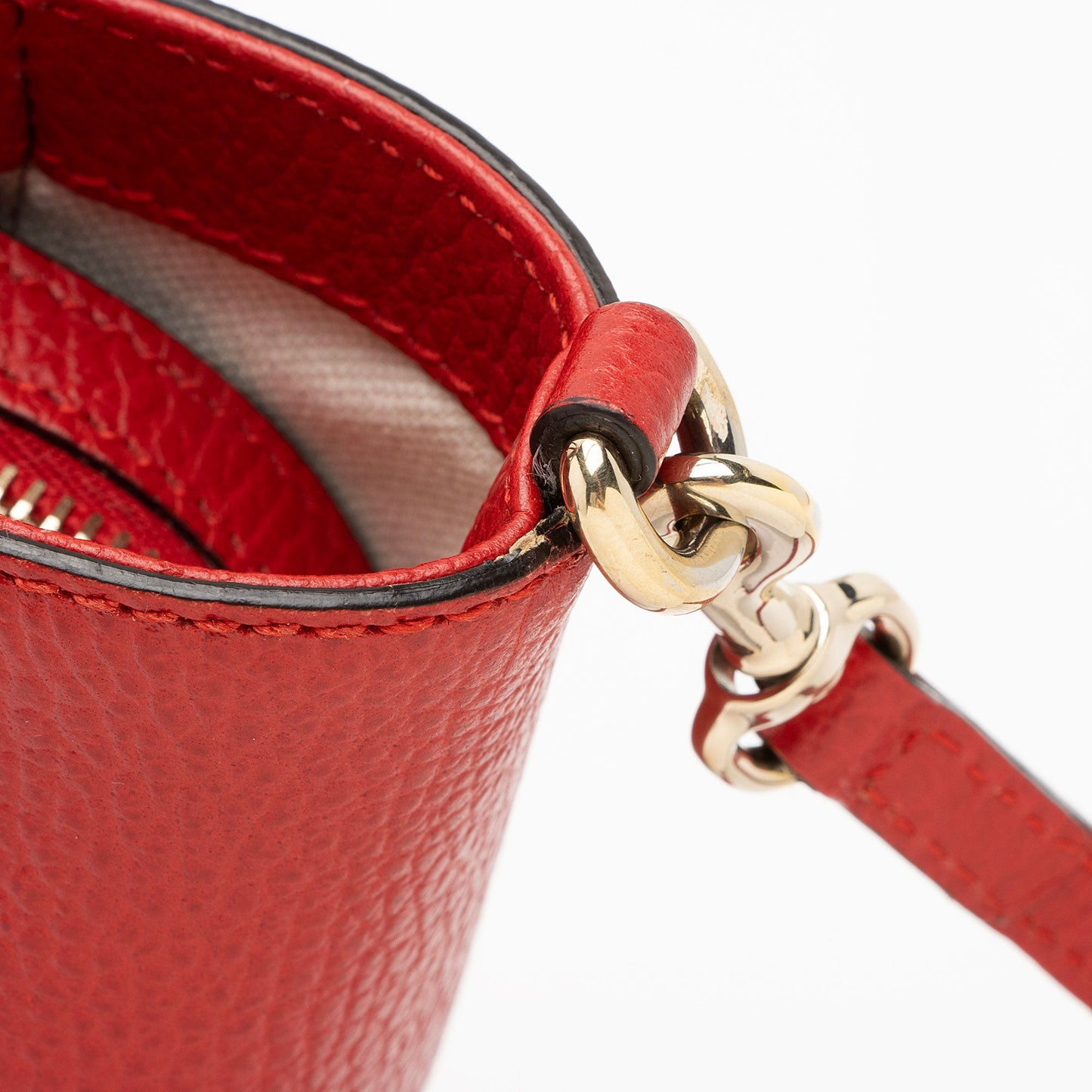 Gucci Leather Swing Mini Tote (SHF-Z3RpxJ)