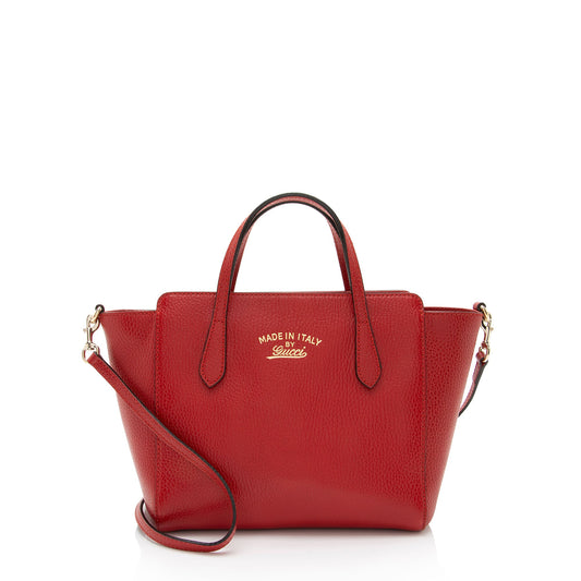 Gucci Leather Swing Mini Tote (SHF-Z3RpxJ)