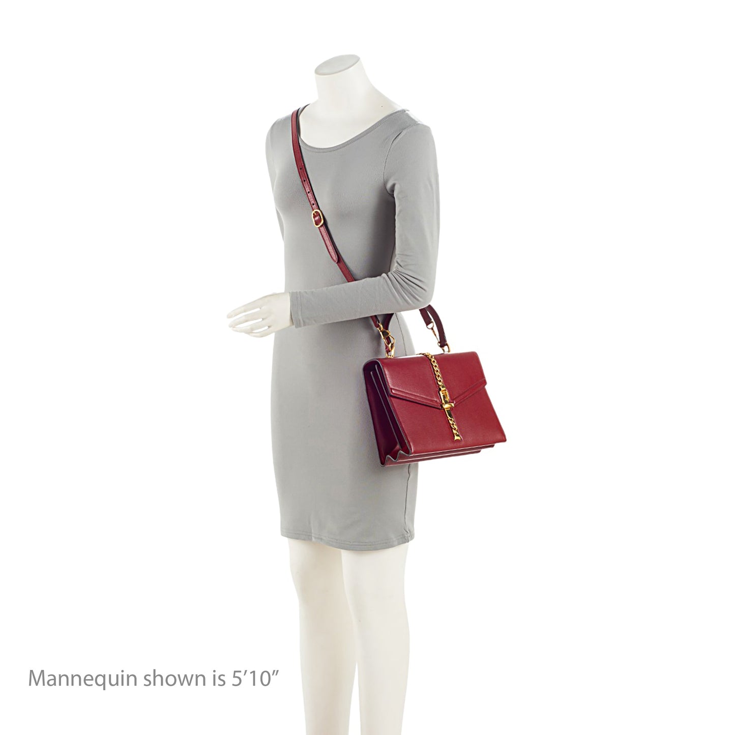 Gucci Leather Sylvie 1969 Medium Top Handle