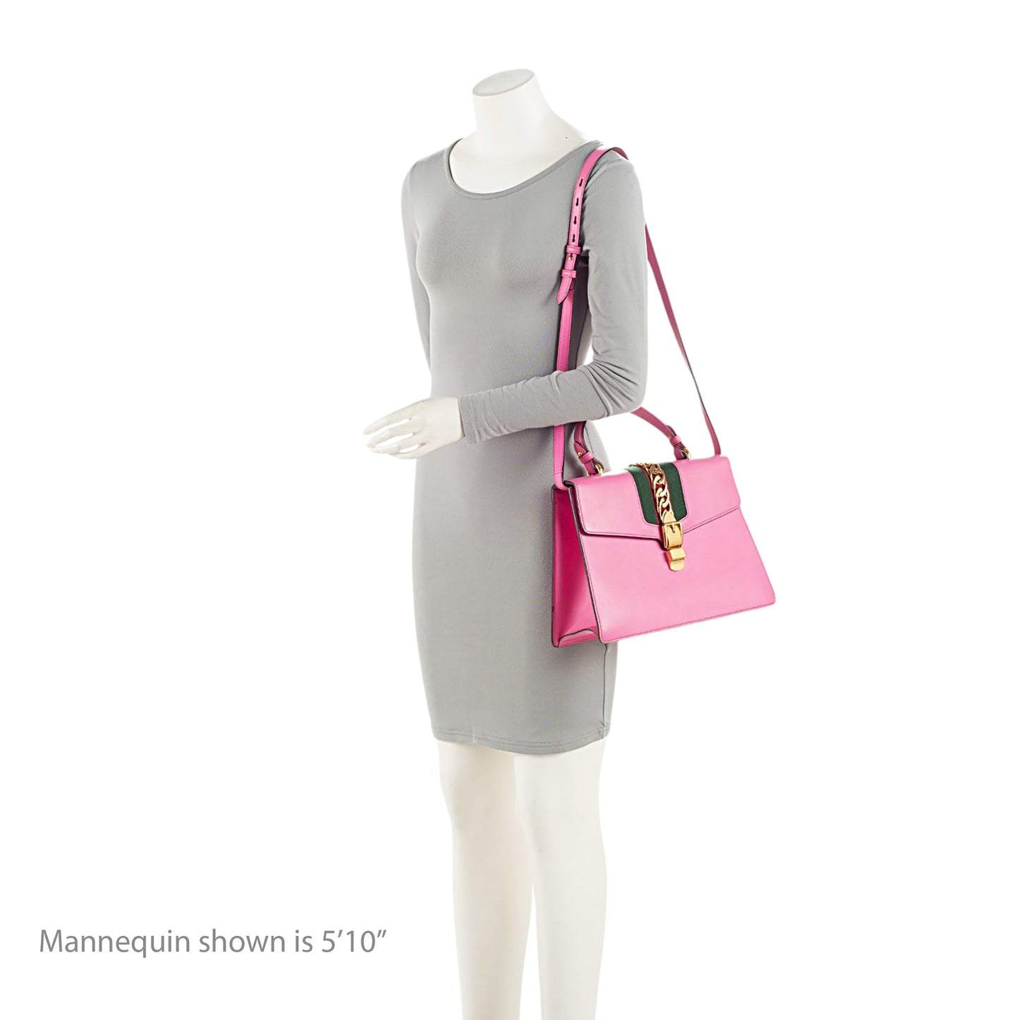 Gucci Leather Sylvie Medium Top Handle (SHF-h0LvZF)