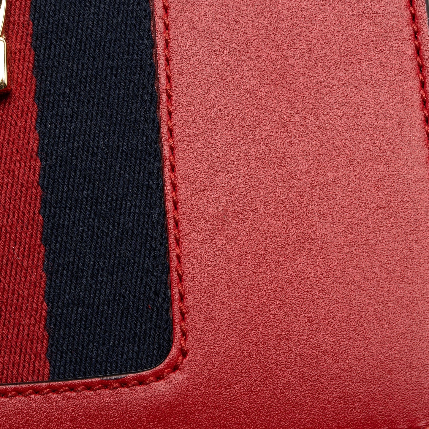 Gucci Leather Sylvie Mini Chain Bag