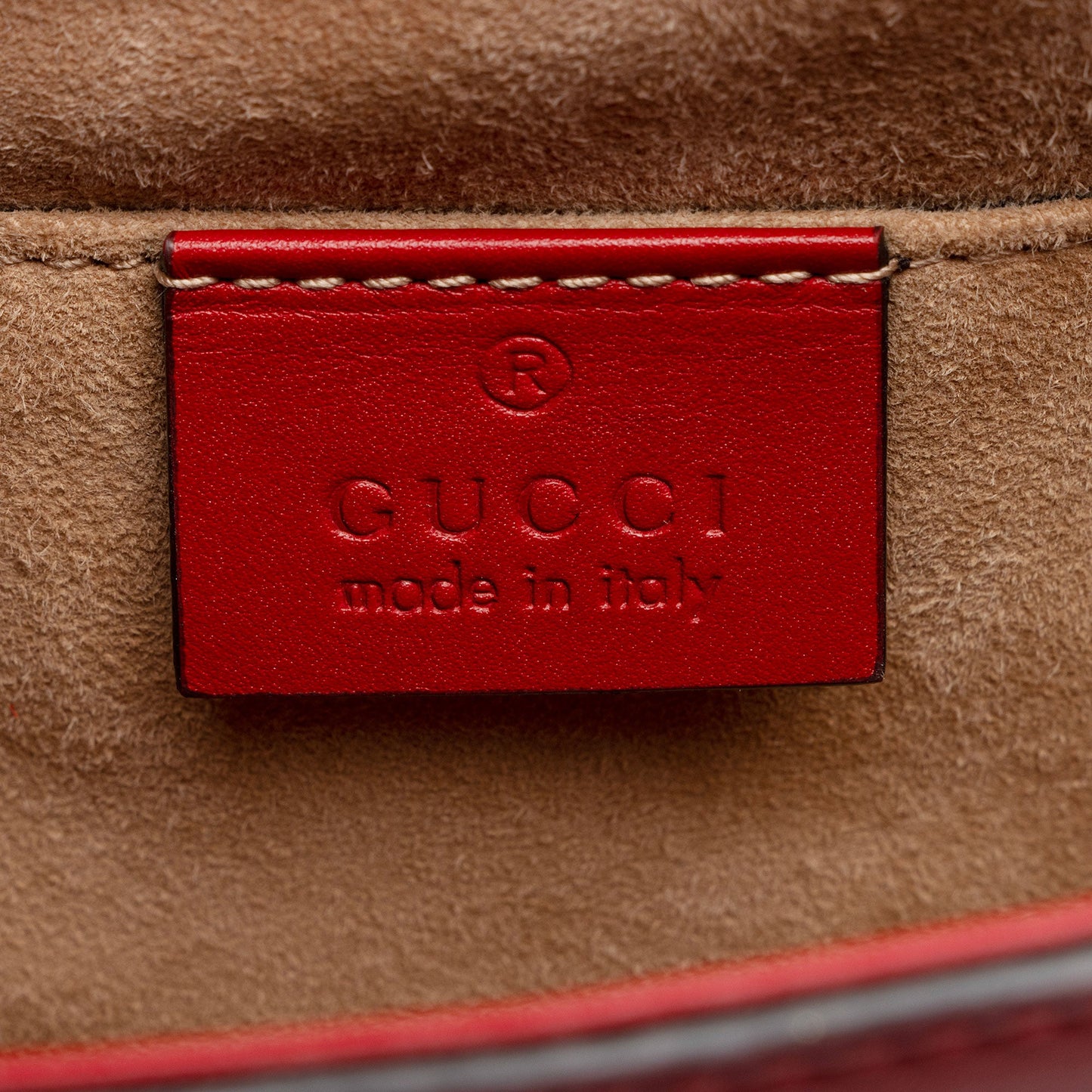 Gucci Leather Sylvie Mini Chain Bag
