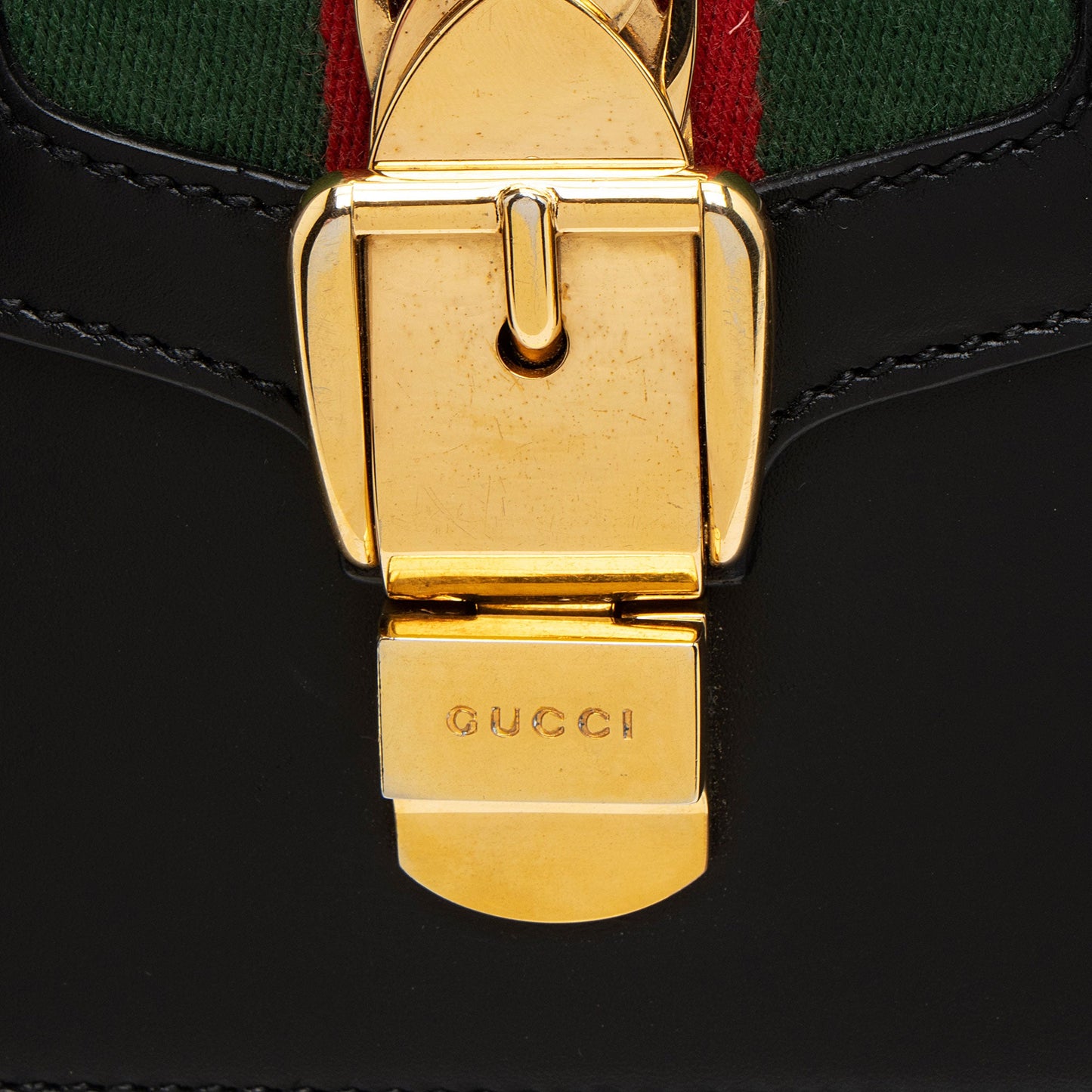Gucci Leather Sylvie Small Shoulder Bag